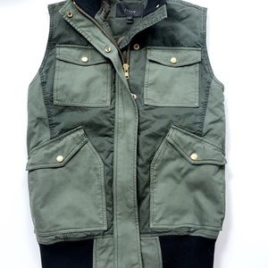•J. Crew• military vest